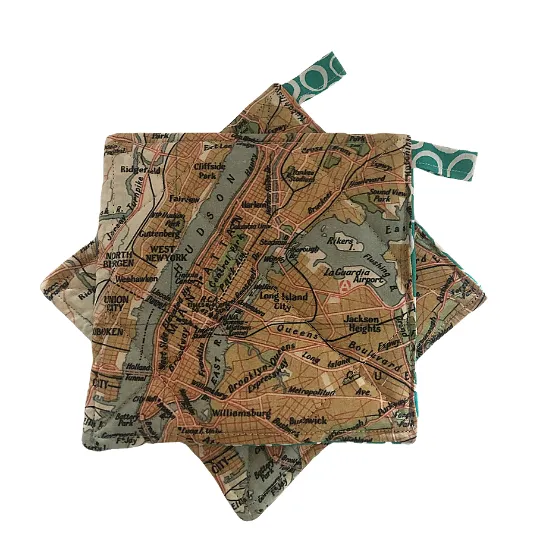 Manhattan Map Potholders