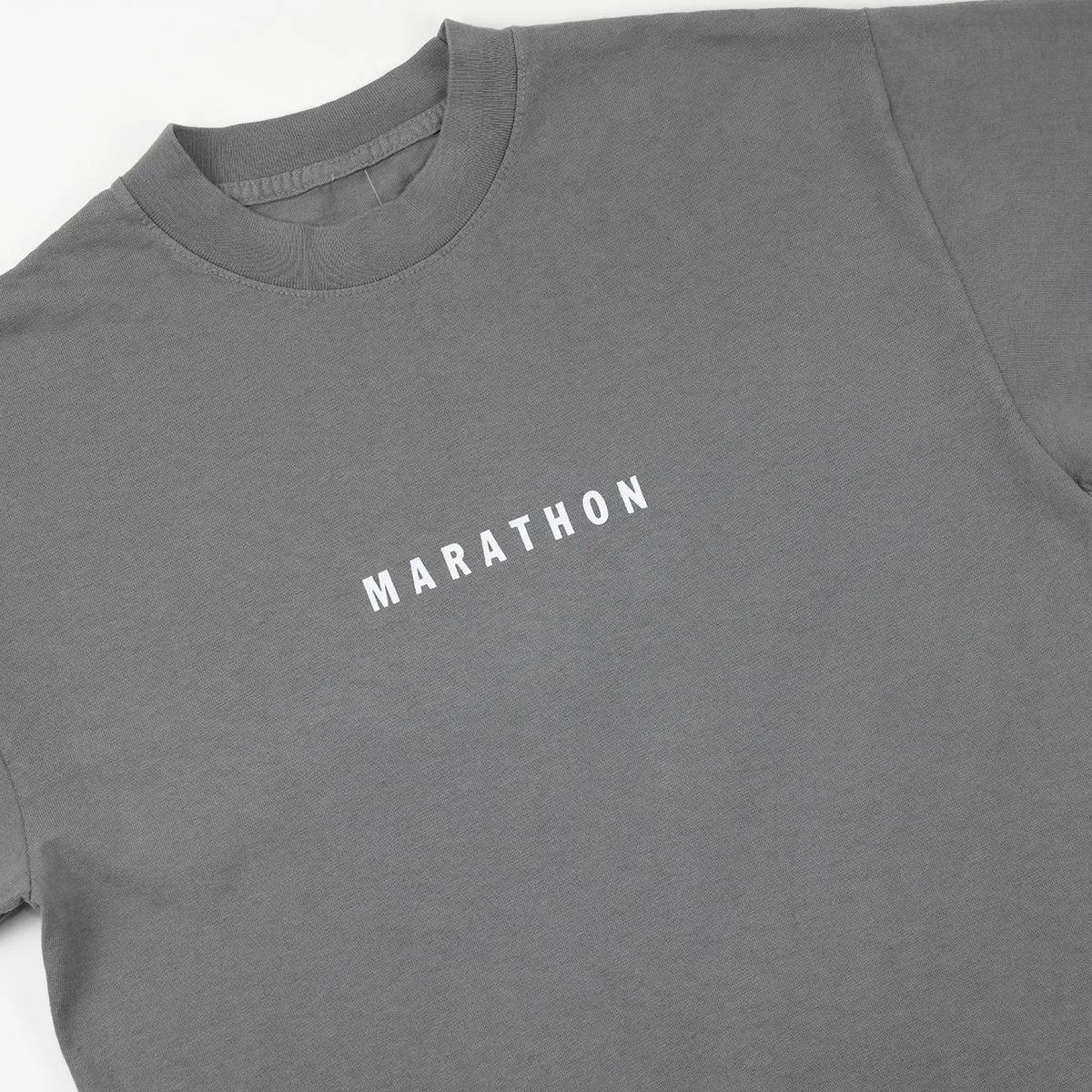 Marathon Impression T-Shirt - Slate/White