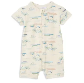 Milky Clothing Fishing Village Zip Romper