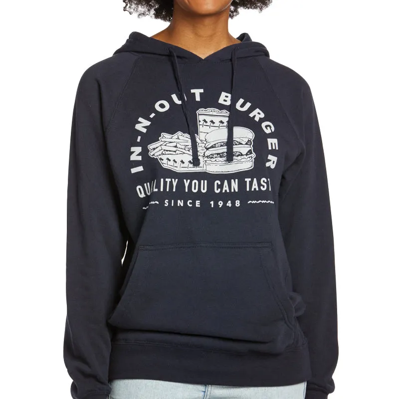 NAVY HOODED SWEATSHIRT