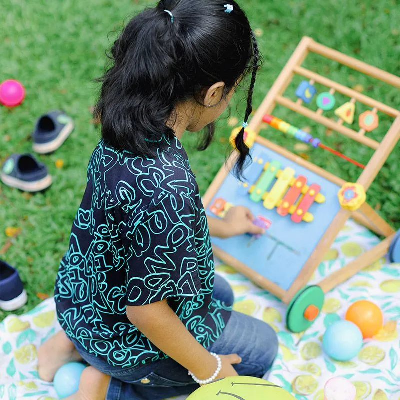 Neon Graffiti Kids Shirt