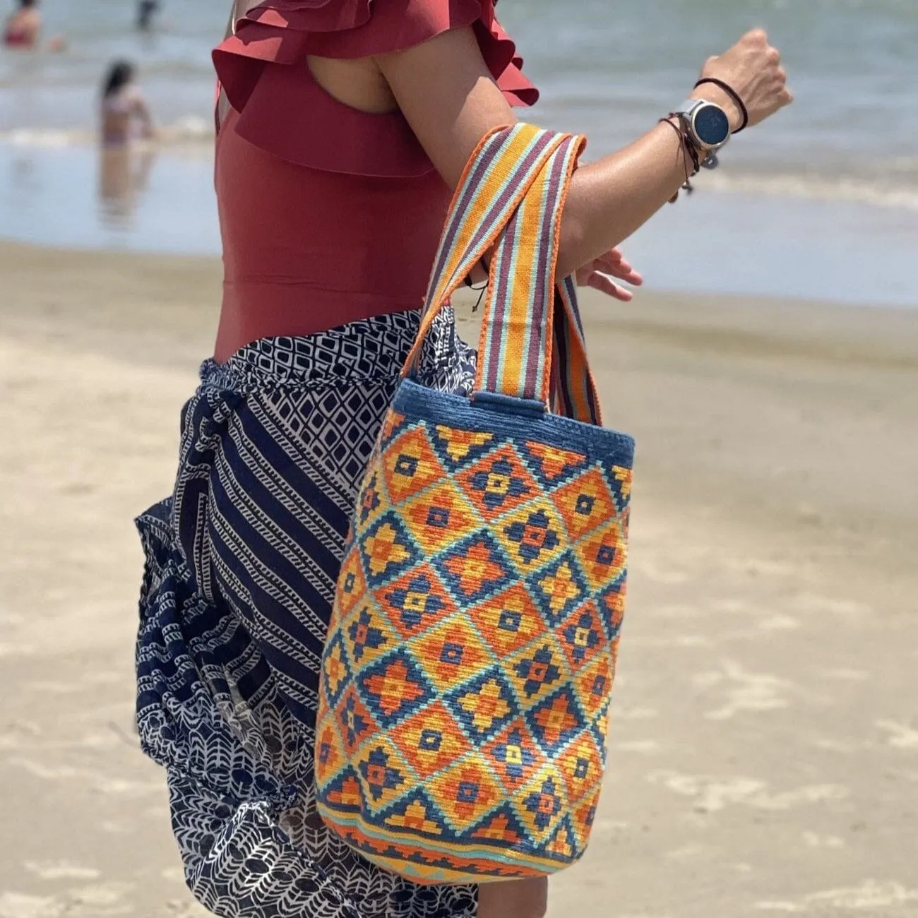 Neon Summer Maxi Tote Bags | Extra Large Beach Tote | XL