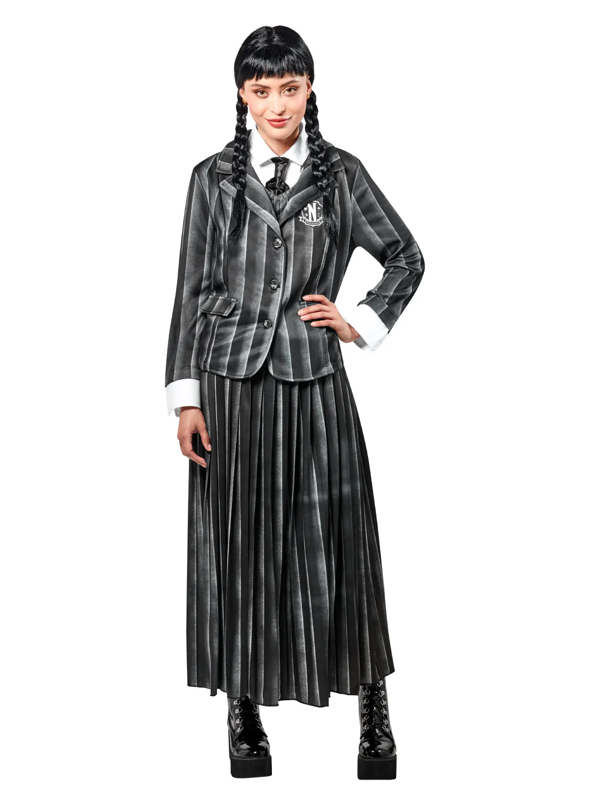 Nevermore Academy Deluxe Black Costume for Adults - Wednesday (Netflix)