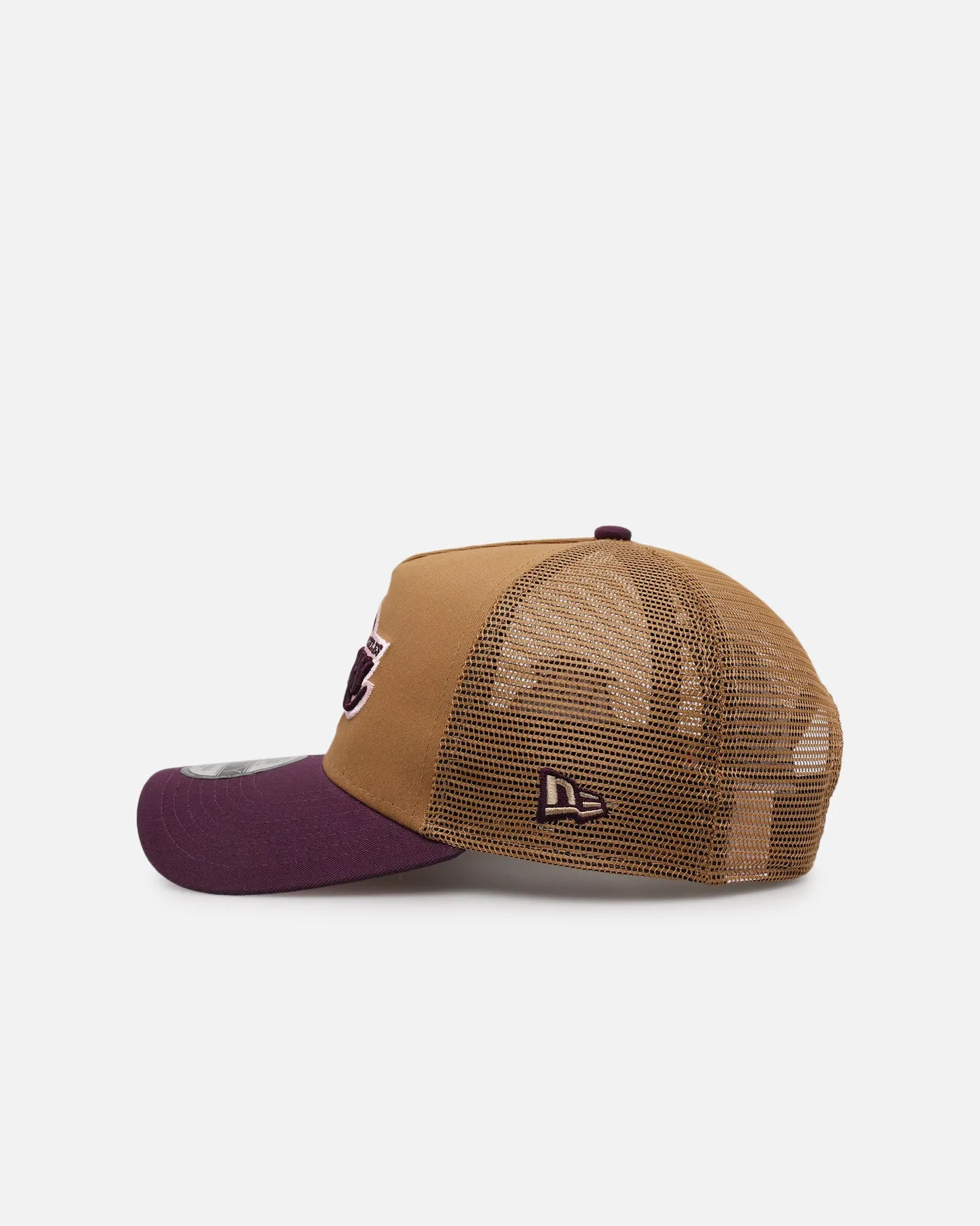 New Era Los Angeles Lakers 'Rustic Rose' 9FORTY A-Frame Trucker Snapback Wheat