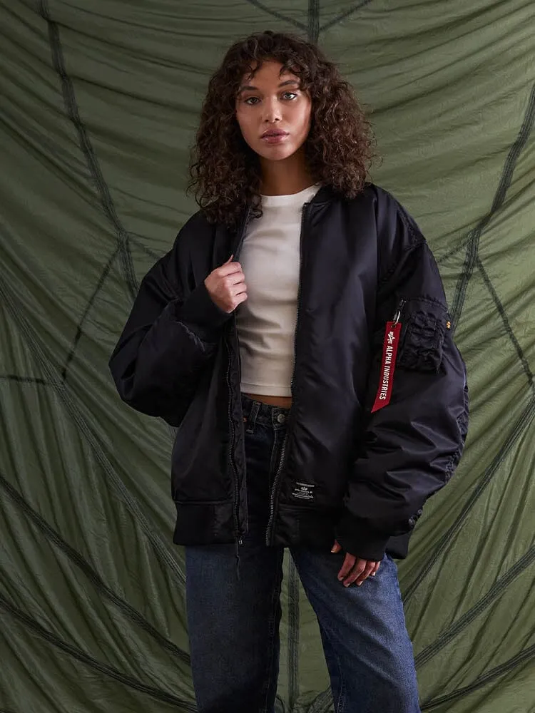 OVERSIZED MA-1 MOD BOMBER JACKET W