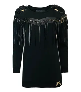 Philipp Plein Couture Tassel Sweater. Size S