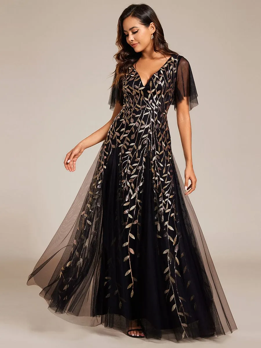 Plus Size Floor Length Formal Evening Gowns for Weddings