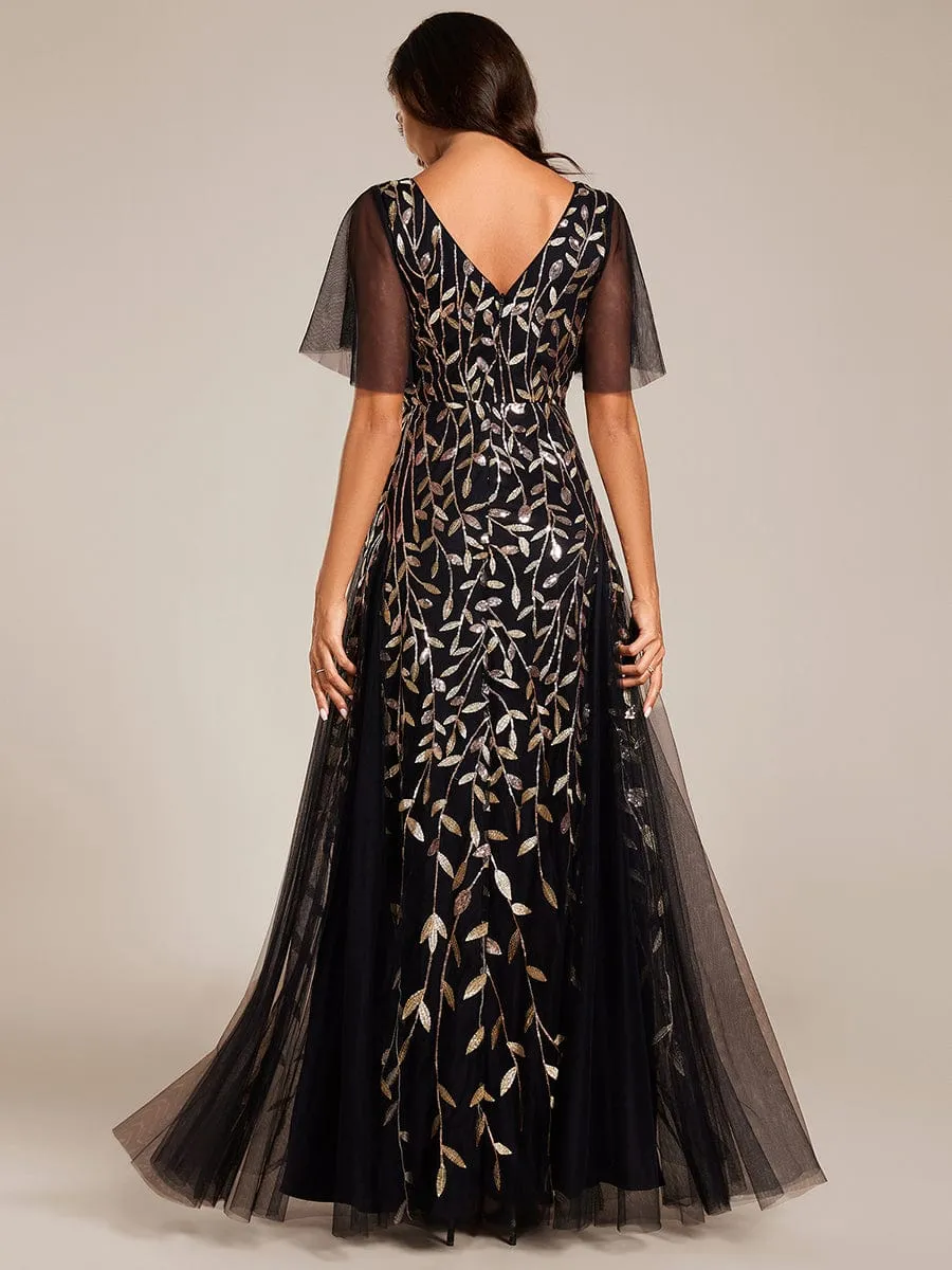 Plus Size Floor Length Formal Evening Gowns for Weddings