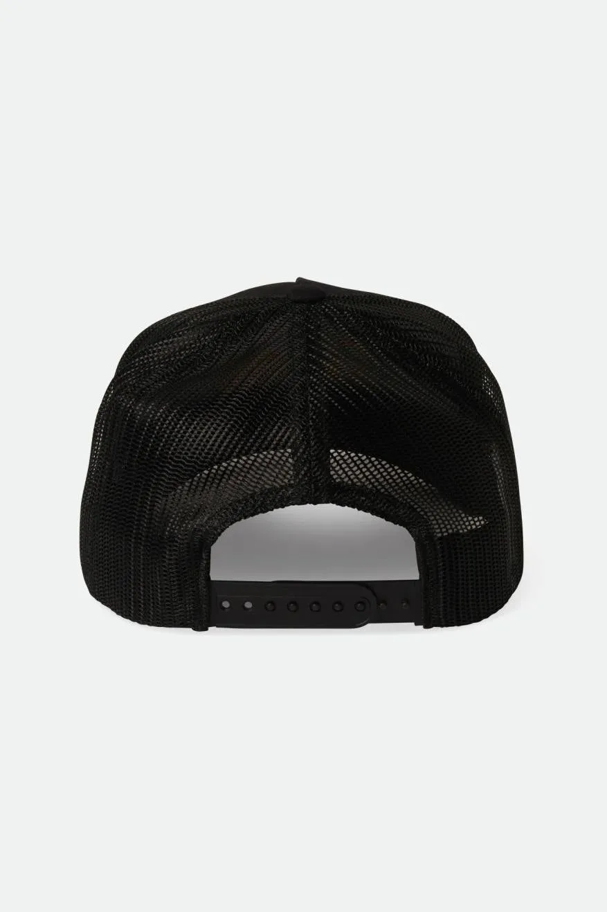 Postal C Netplus MP Trucker Hat - Black/Black