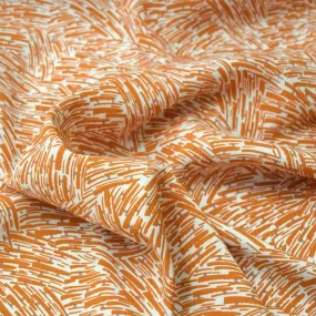 Rayon Challis Fabric From France in Canyon Wind