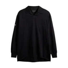   Real Madrid Travel L/S Polo Shirt 'Black'