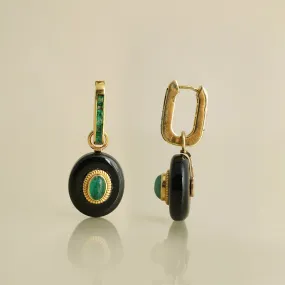 Rue Emerald Drop Earrings