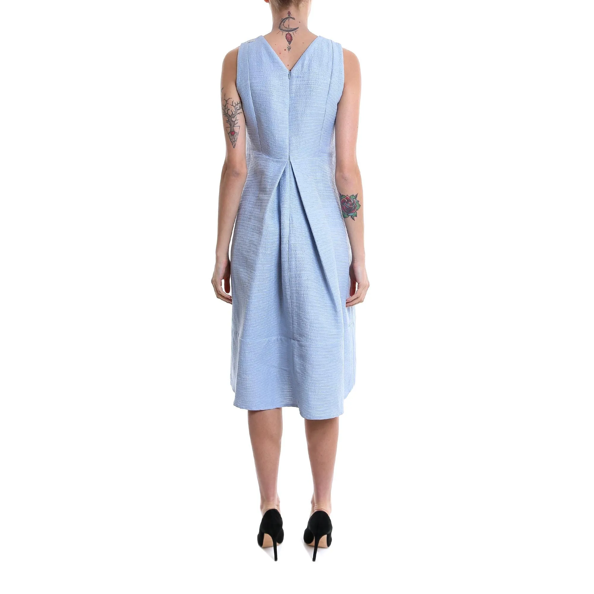 'S Max Mara Pleated Sleeveless Dress