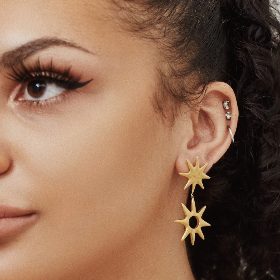 SAHMANI 18k Gold Starlight Earring