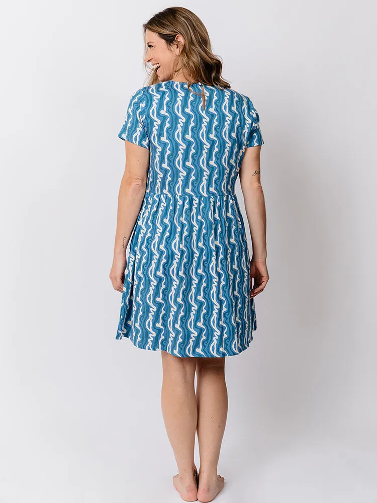 Serenade Dress - Blue Samudra