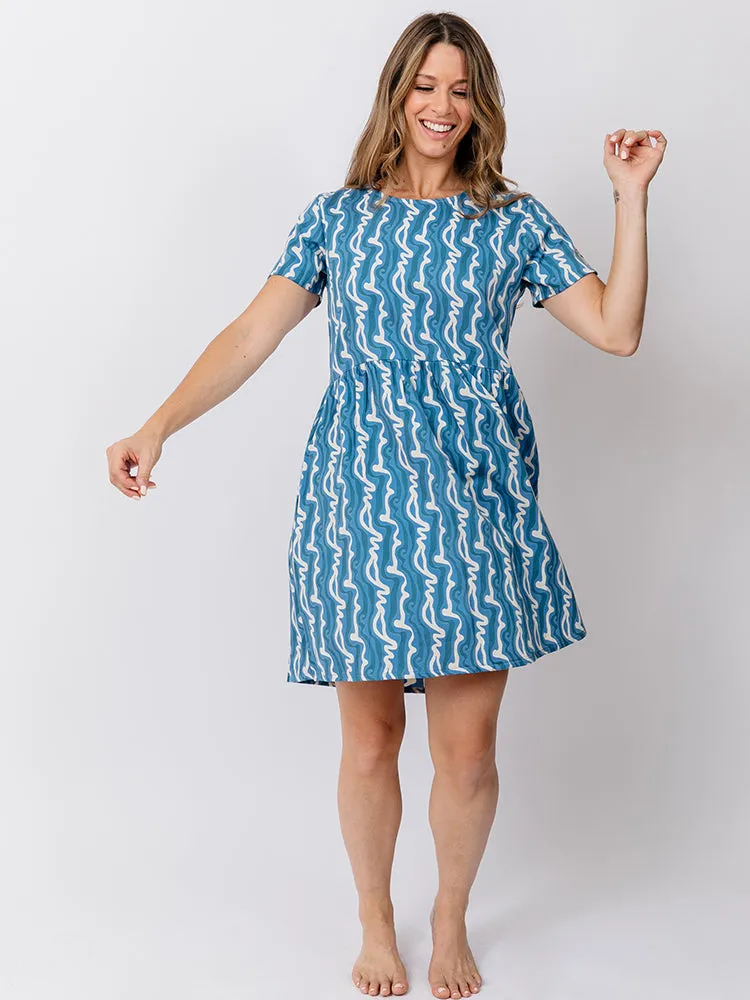 Serenade Dress - Blue Samudra