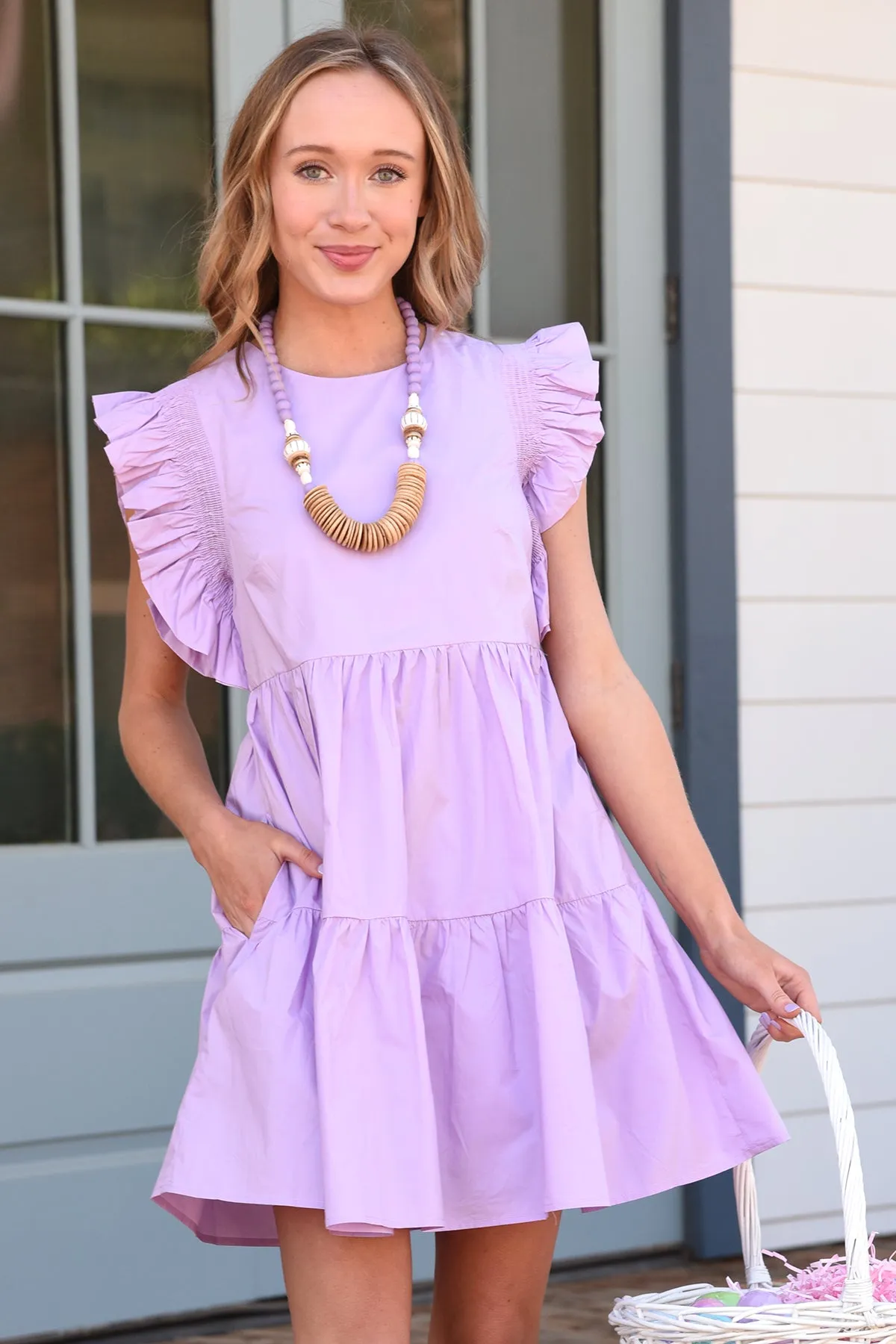 SERVING LOOKS DRESS-LILAC