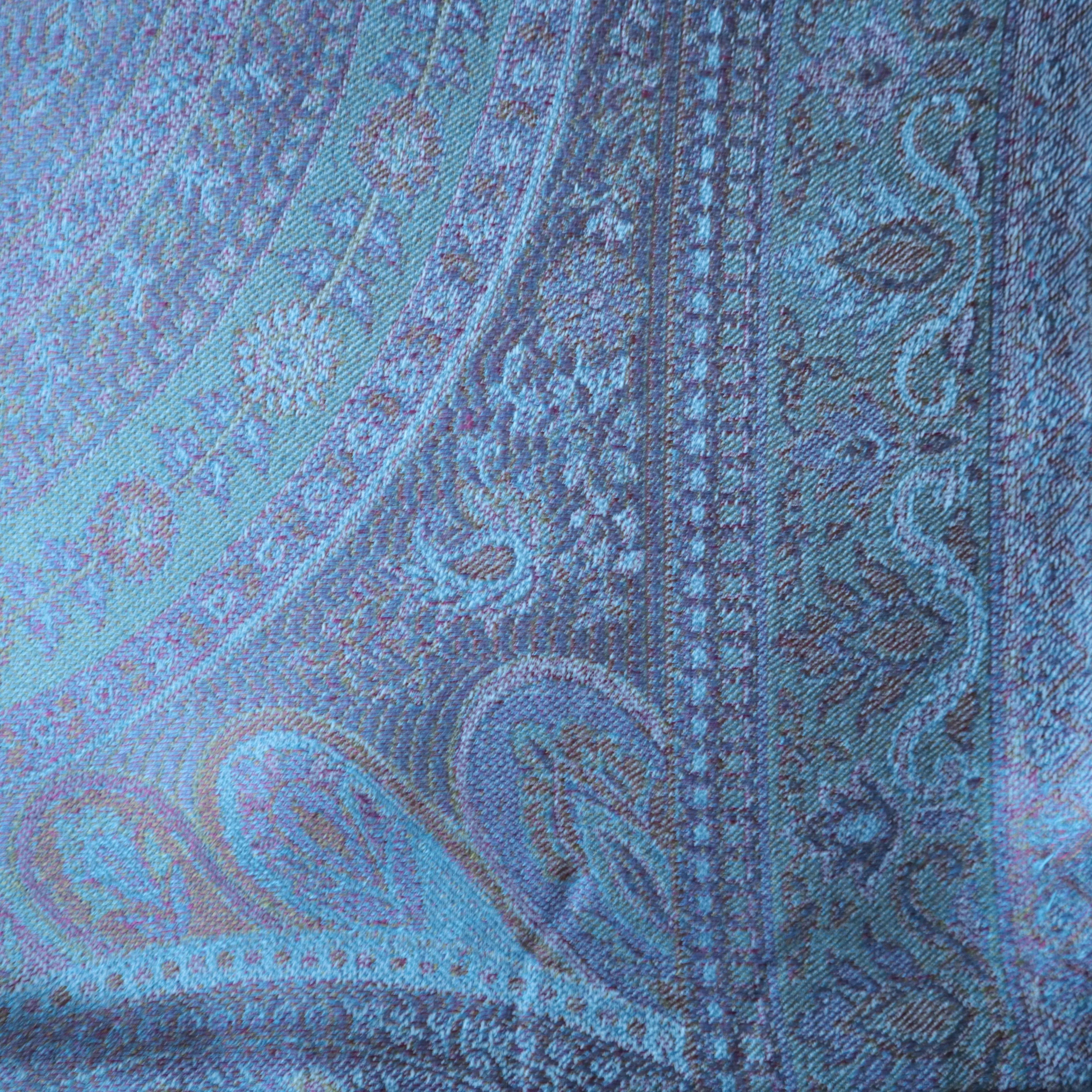 Silk Jacquard Stole (Large) - Various Colours