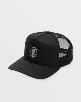 Skull Pine Hawaii Trucker Hat - Black