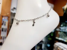 Stainless steel anklet