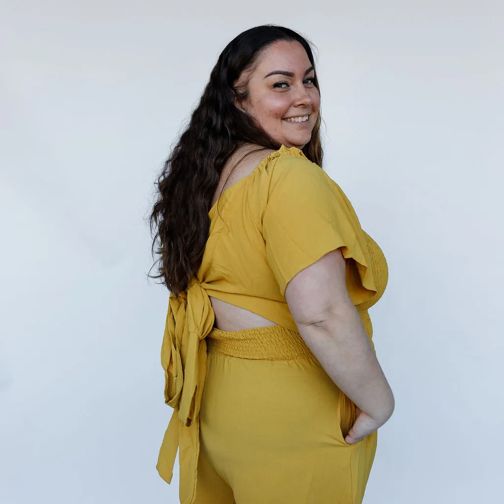 The Good as Gold Reversible Wrap Romper