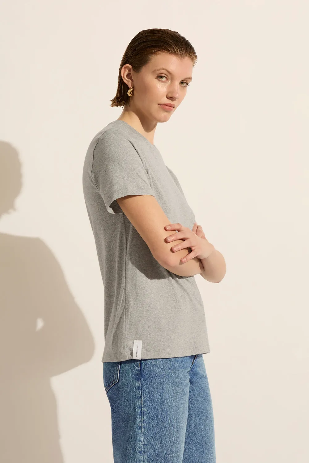 The Good Boyfriend Tee - Grey Marle