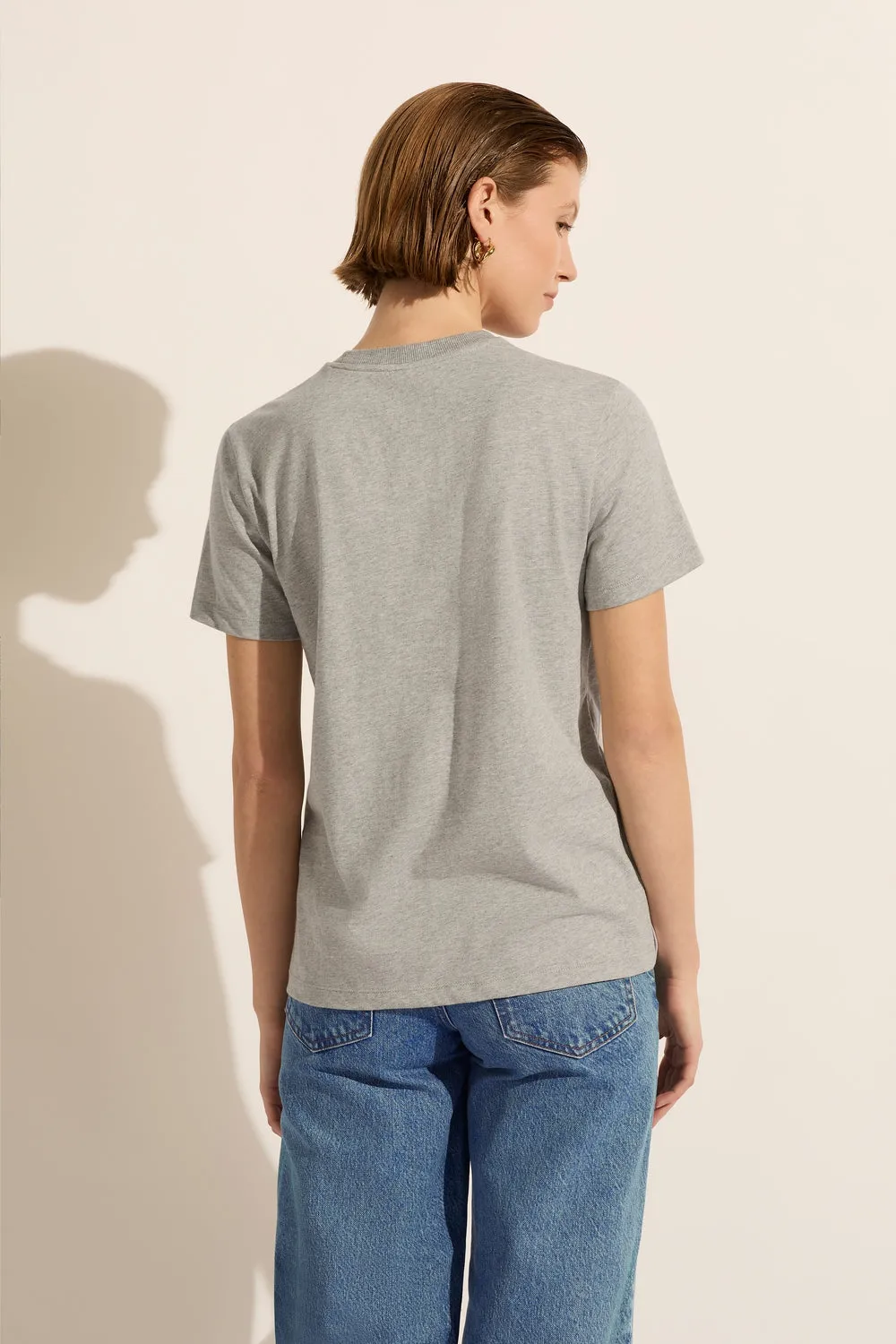 The Good Boyfriend Tee - Grey Marle