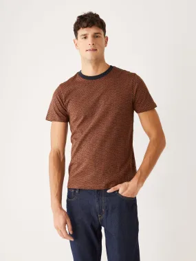 The Graphic Slim Fit T-Shirt in Tortoise Brown