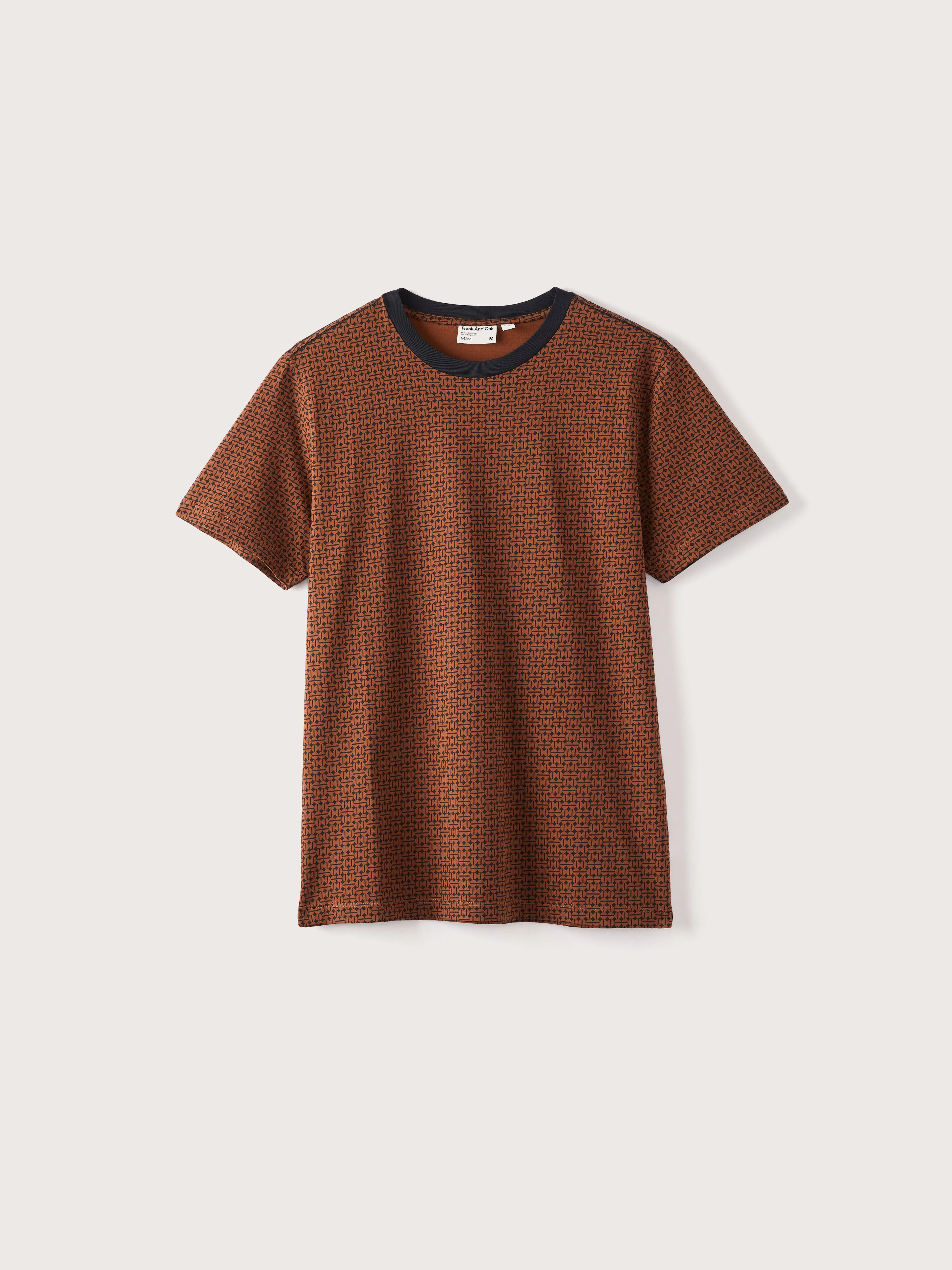 The Graphic Slim Fit T-Shirt in Tortoise Brown