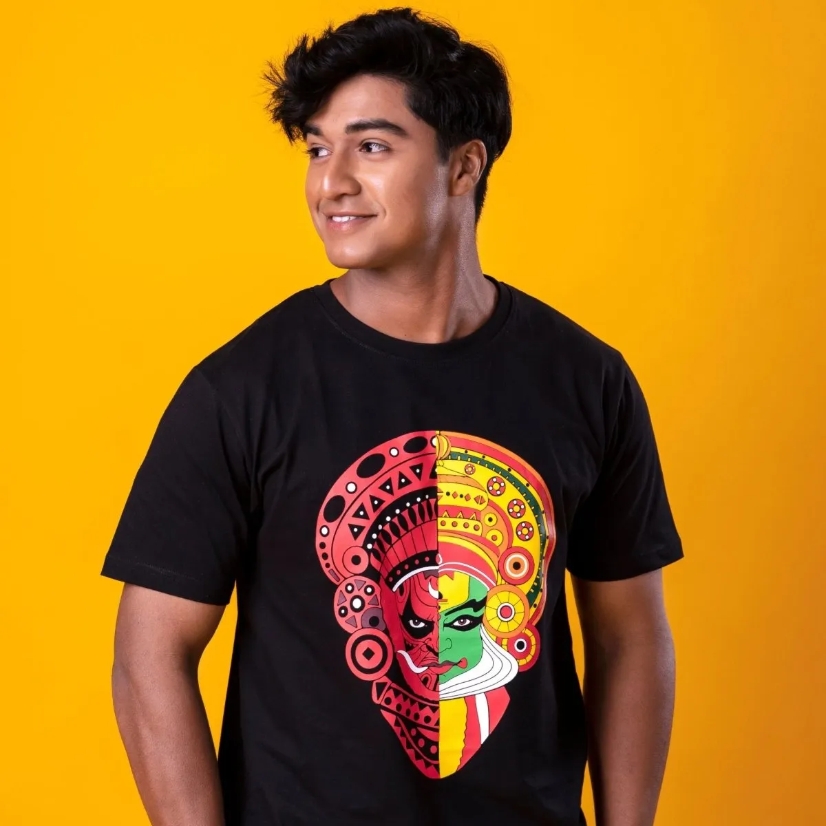 Theyyam Tshirt - Kathakali Theyyam Fusion