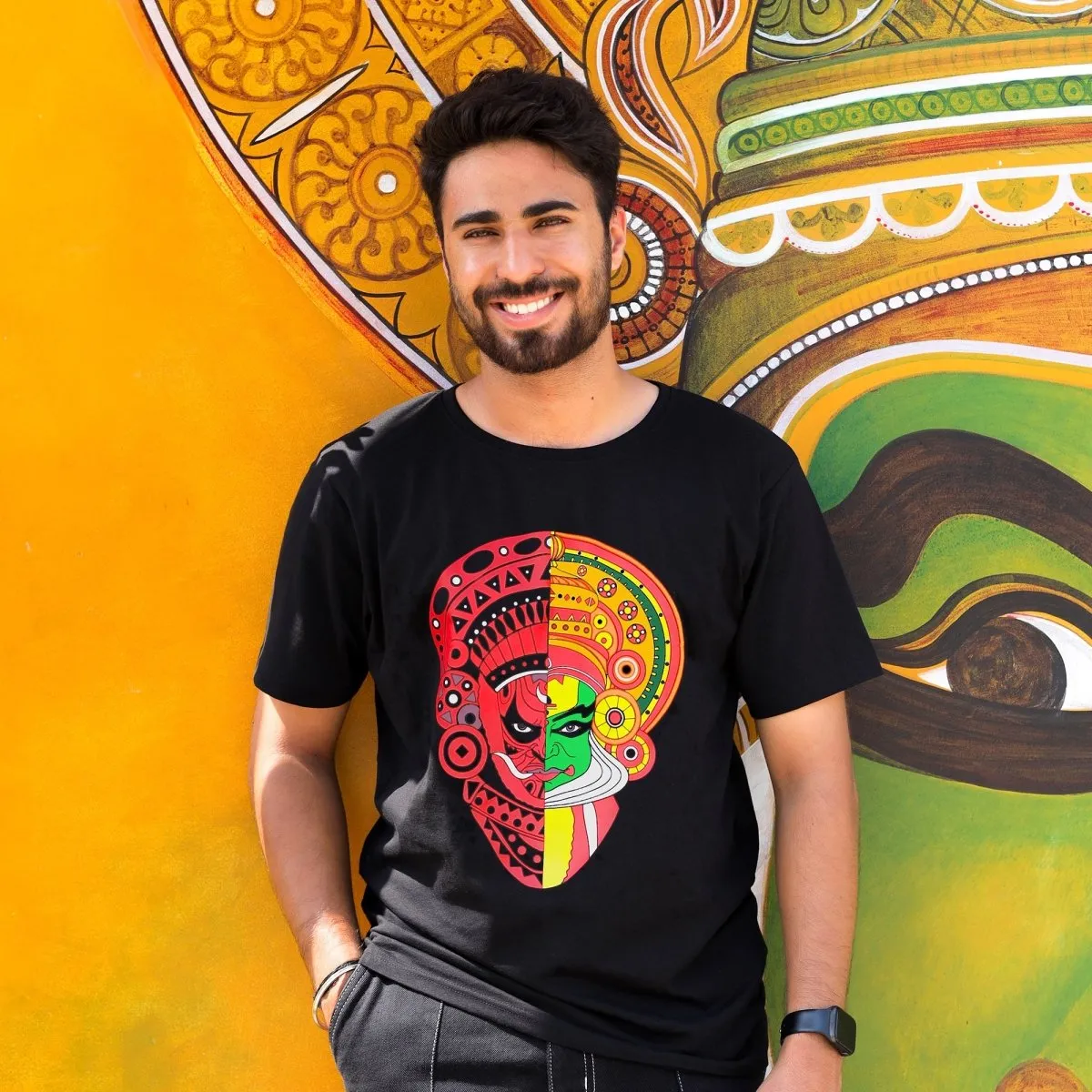 Theyyam Tshirt - Kathakali Theyyam Fusion