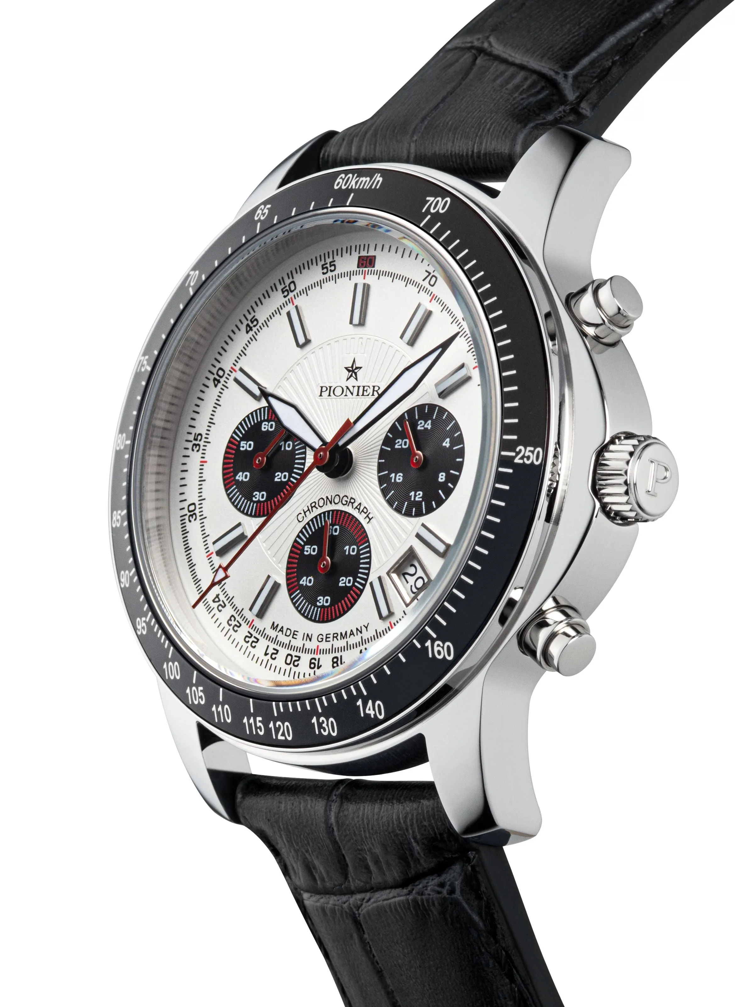 Tirona- Chronograph- GM-550-1 Silver- Pionier, Germany