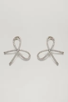 Toying With Trouble Stud Earrings - Silver