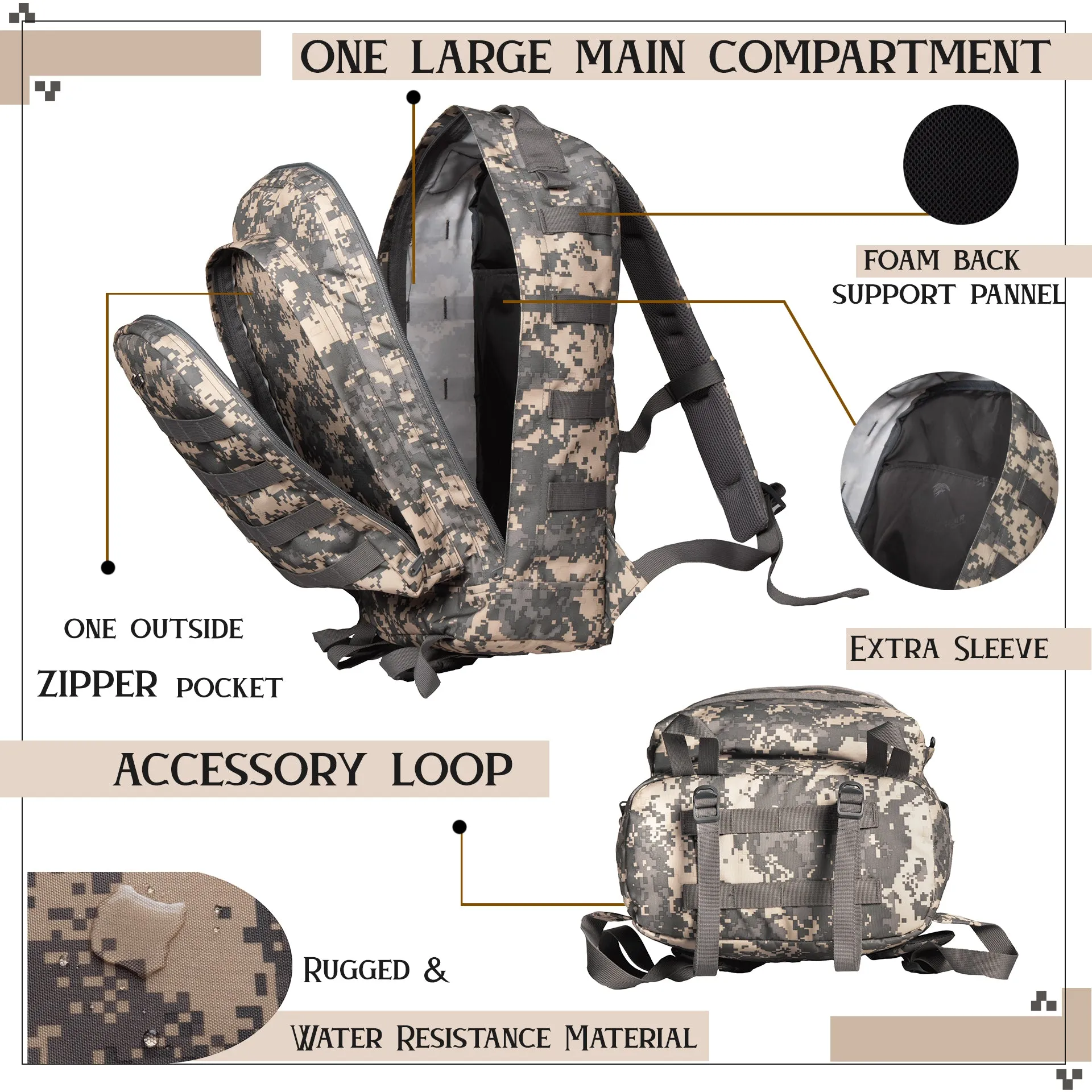 Tricoder 32L Marpat ACV Camo Backpack