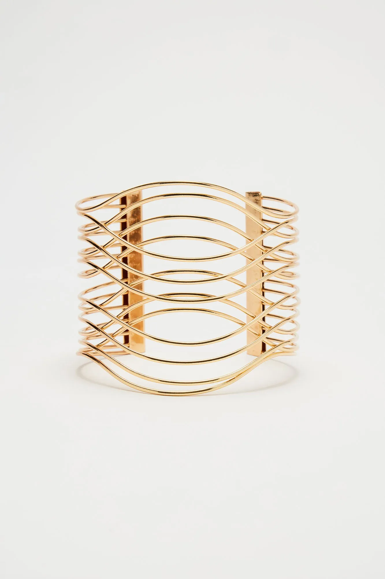 Waking Up In Paradise Arm Cuff - Gold