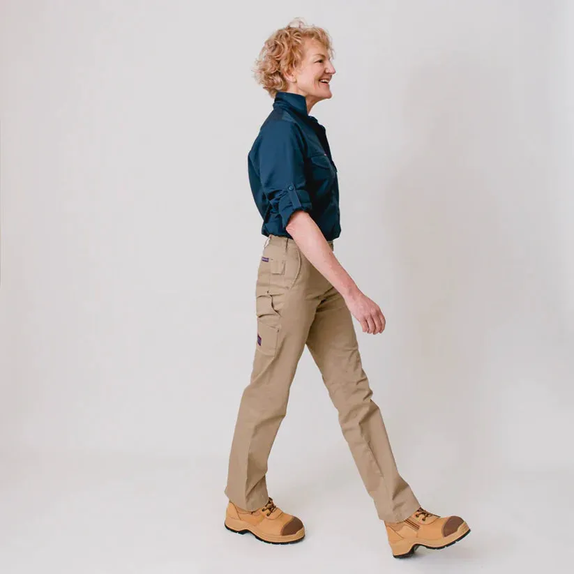 Women's Mid Rise Pants Give Cargo