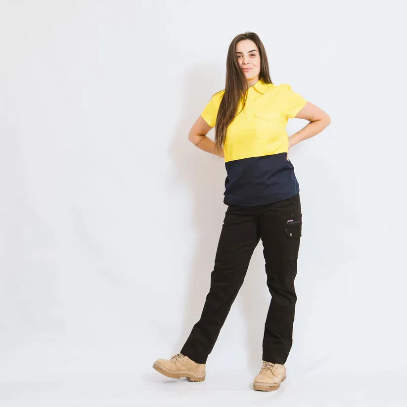 Women's Mid Rise Pants Give Cargo